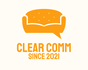 Message - Orange Couch Message logo design