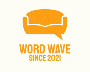 Message - Orange Couch Message logo design