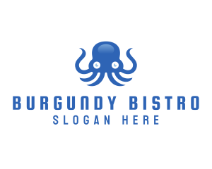 Sea Tentacle Octopus logo design