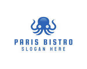 Sea Tentacle Octopus logo design