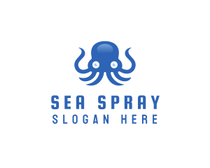 Sea Tentacle Octopus logo design