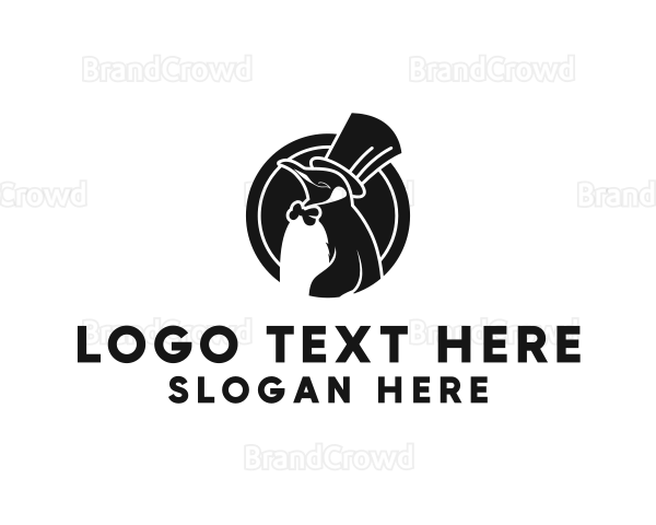 Bow Tie Penguin Logo