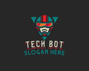 Robot Gaming Streamer logo design