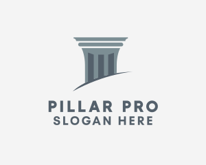 Ancient Legal Pillar logo design