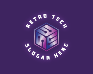 Digital Cube Tech logo design