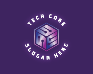 Digital Cube Tech logo design