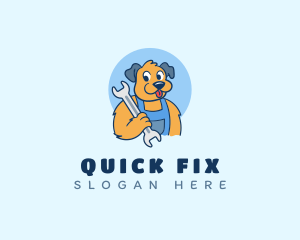 Dog Fix Mechanic logo design