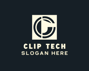 Tech Cryptocurrency App Letter C logo design