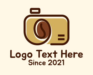 Camera - Coffee Bean Photography logo design