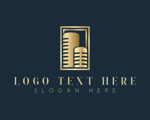 Luxury - Realty Building Property logo design