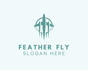 Fast Flying Plane  logo design