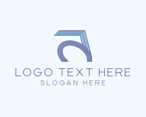 Professional Business Letter A logo design