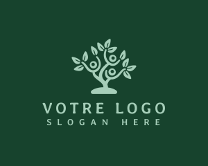 Social - Nature Family Tree logo design