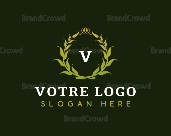 Premium Quality Wreath Logo