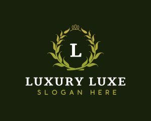 Premium Quality Wreath logo design