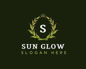 Tanning - Premium Quality Wreath logo design