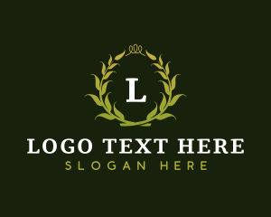 Interior Design - Premium Quality Wreath logo design