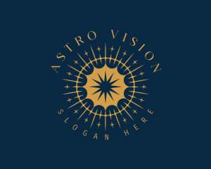 Cosmic Star Astrology logo design