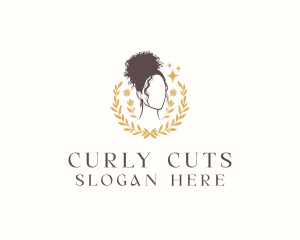 Curly - Organic Curly Hair logo design