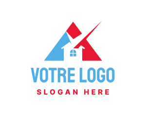 Triangle Approved Home logo design