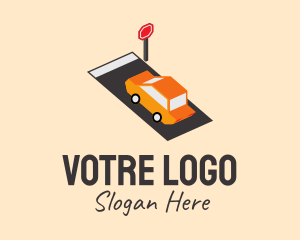 Isometric Automobile Transport Logo