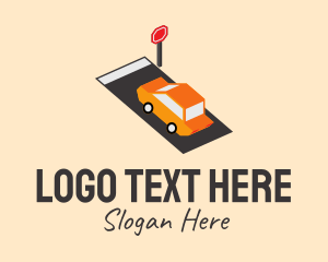 Car Shop - Isometric Automobile Transport logo design