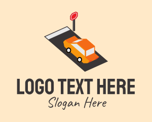 Isometric Automobile Transport Logo