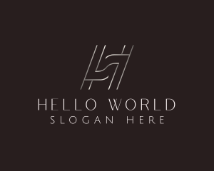 Elegant Luxury Premium Letter H logo design