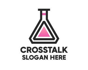 Chemical Engineer - Science Laboratory Flask logo design