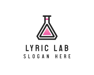 Science Laboratory Flask logo design