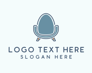 Throne - Chair Seat Furniture logo design
