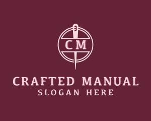 Stitching Needle Craft logo design