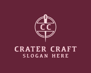 Stitching Needle Craft logo design