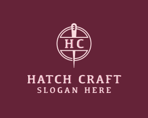 Stitching Needle Craft logo design