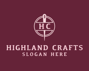 Stitching Needle Craft logo design