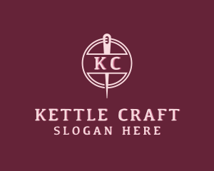 Stitching Needle Craft logo design