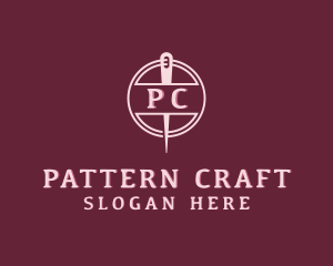 Stitching Needle Craft logo design