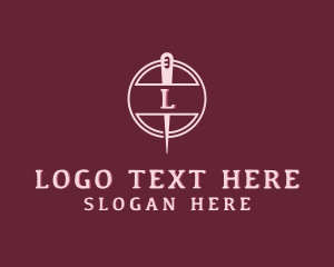 Wool - Stitching Needle Craft logo design