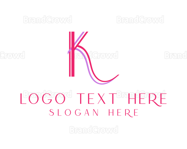 Elegant Boutique Letter K Logo