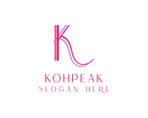 Elegant Boutique Letter K logo design