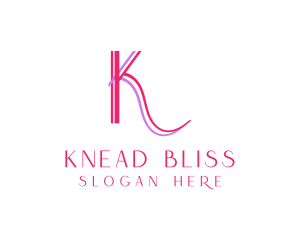 Elegant Boutique Letter K logo design