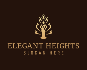 Golden Pageant Award logo design