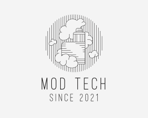 Mod - Vape Smoke Cloud logo design