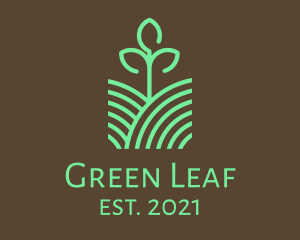 Botany - Agriculture Seedling Plant logo design