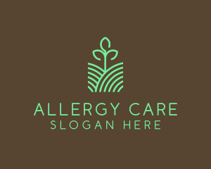 Agriculture Seedling Plant logo design