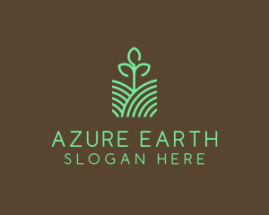 Agriculture Seedling Plant logo design