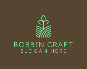 Agriculture Seedling Plant logo design