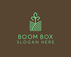 Agriculture Seedling Plant logo design