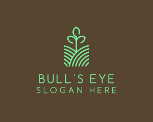 Agriculture Seedling Plant logo design