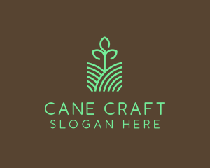 Agriculture Seedling Plant logo design